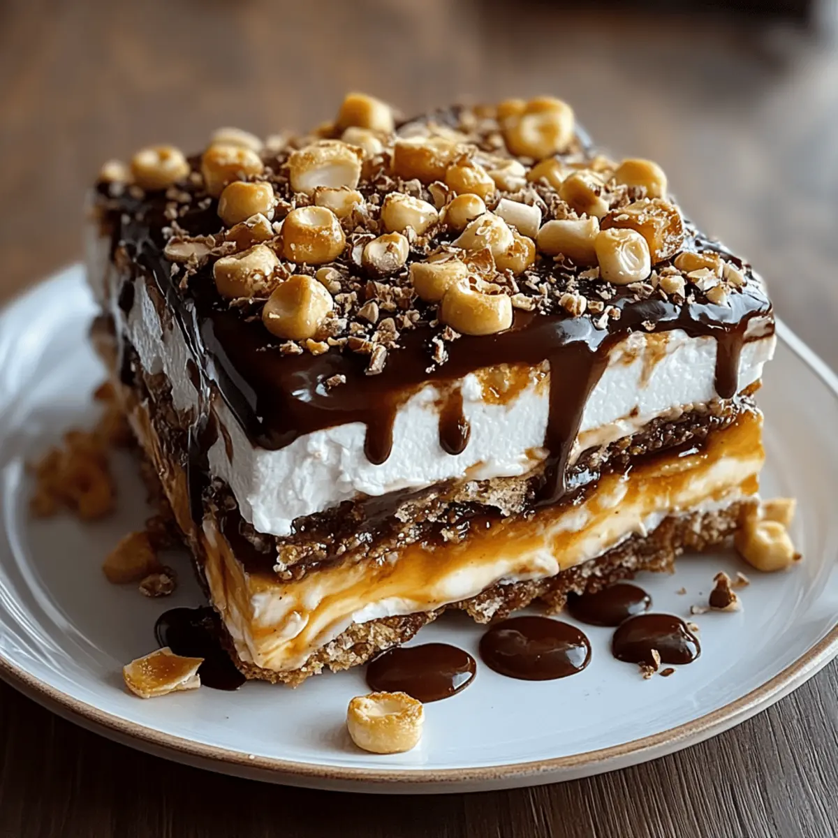 No-Bake S’mores Lasagna