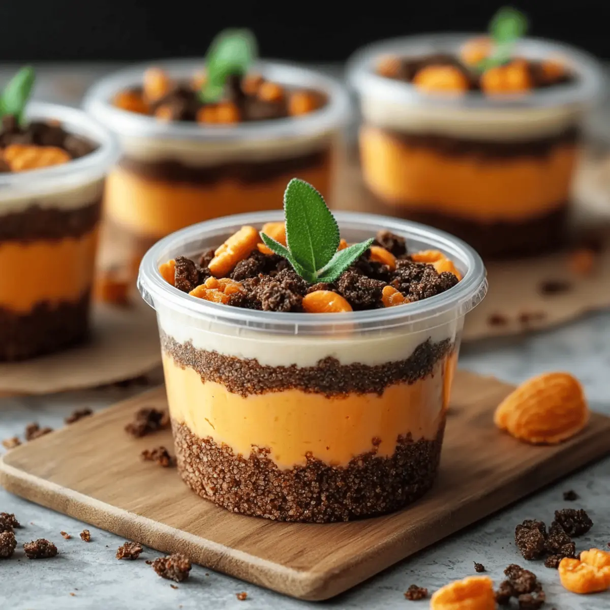 Pumpkin Patch Dirt Cups