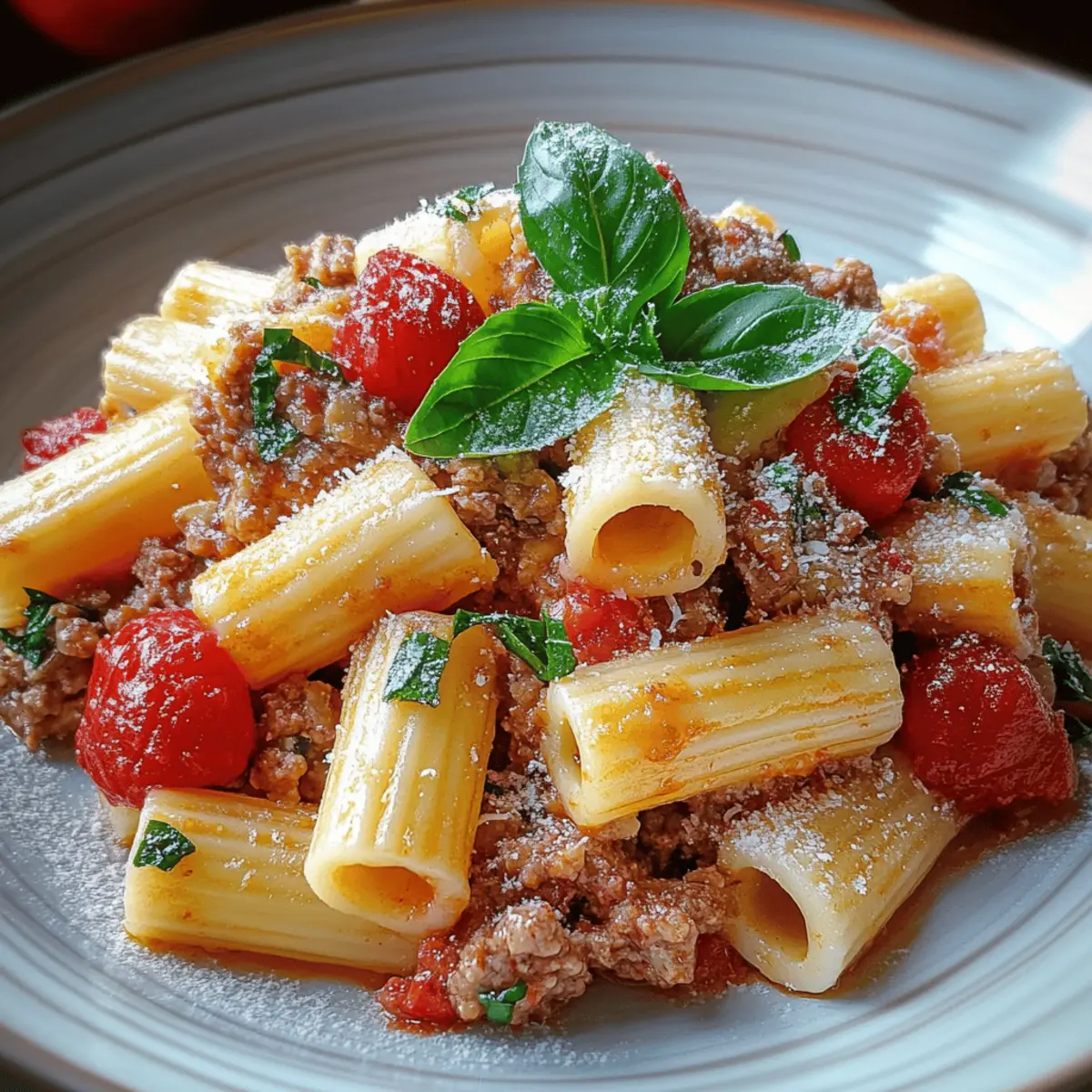 Creamy Italian Sausage Rigatoni
