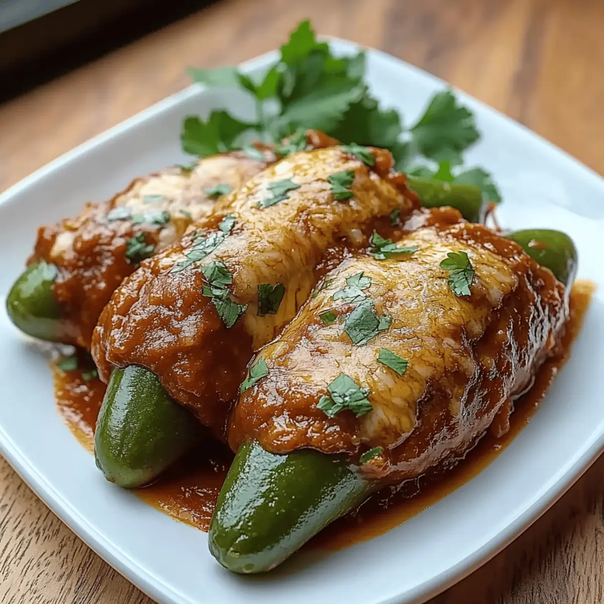 Cheesy Hatch Chile Rellenos