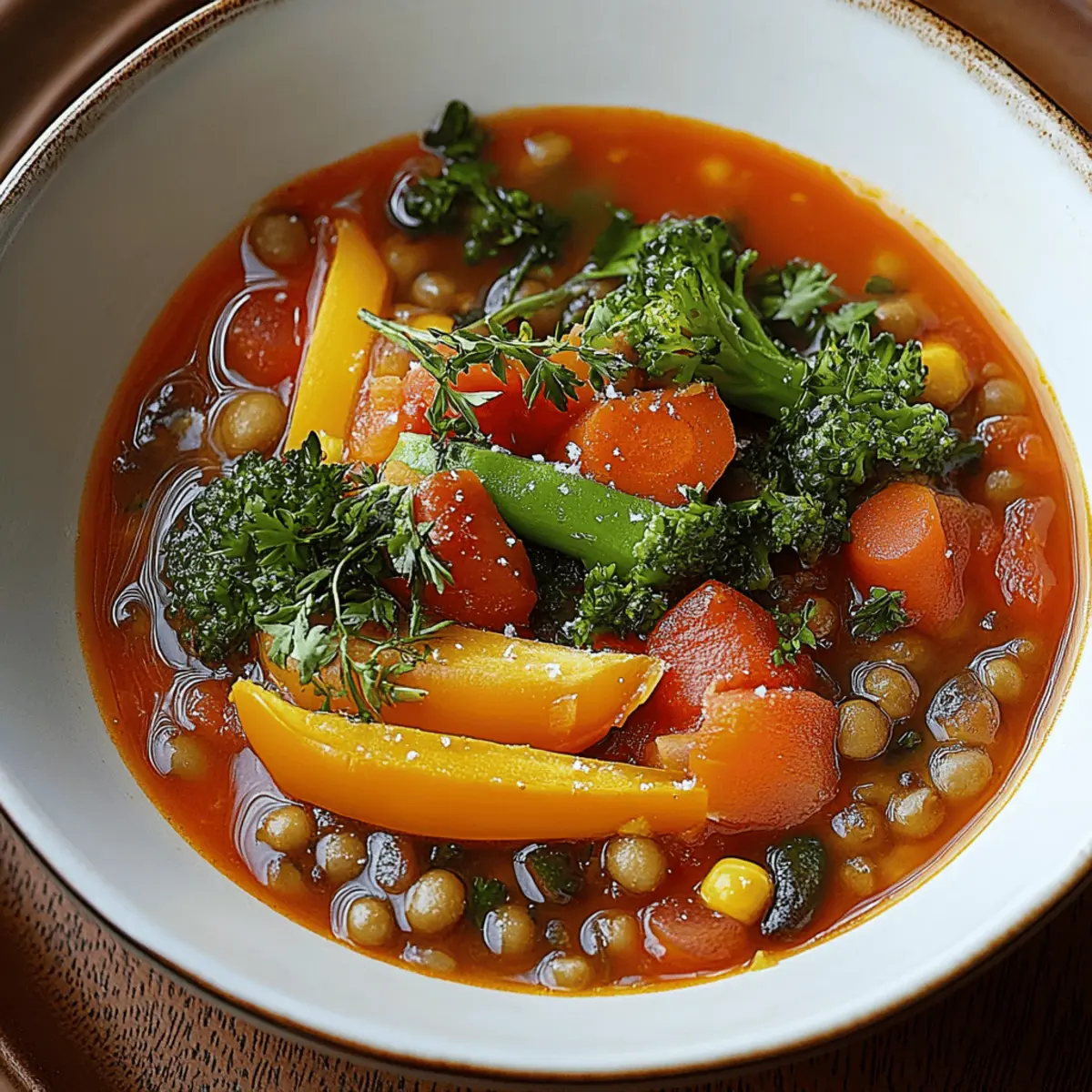 High-Protein Vegetable Soup