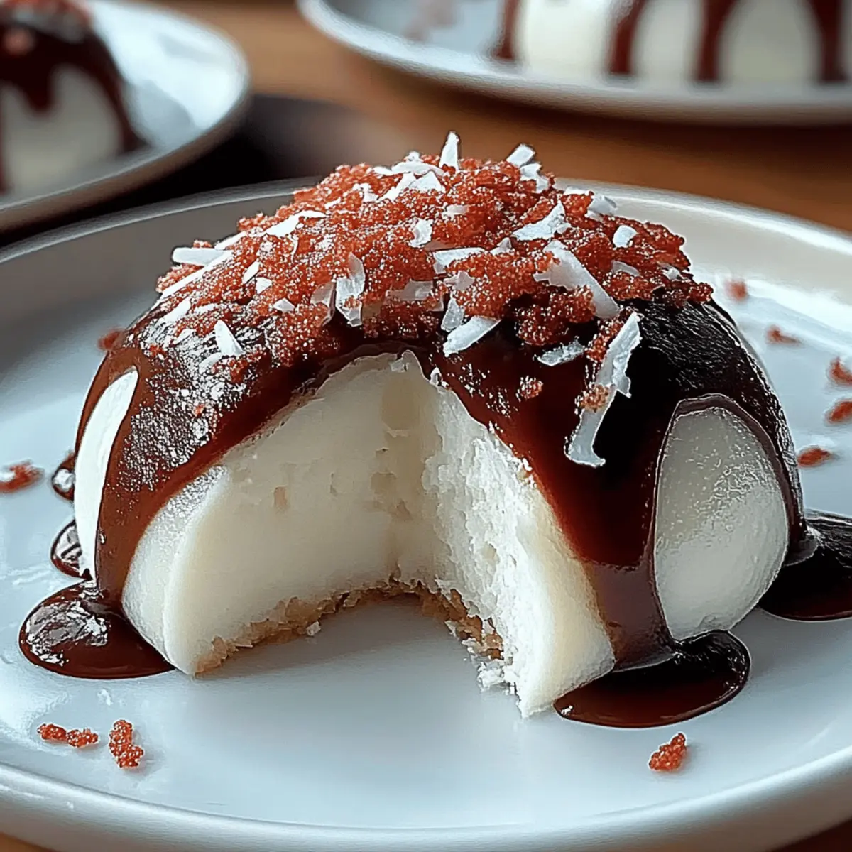Coconut Chocolate Dome