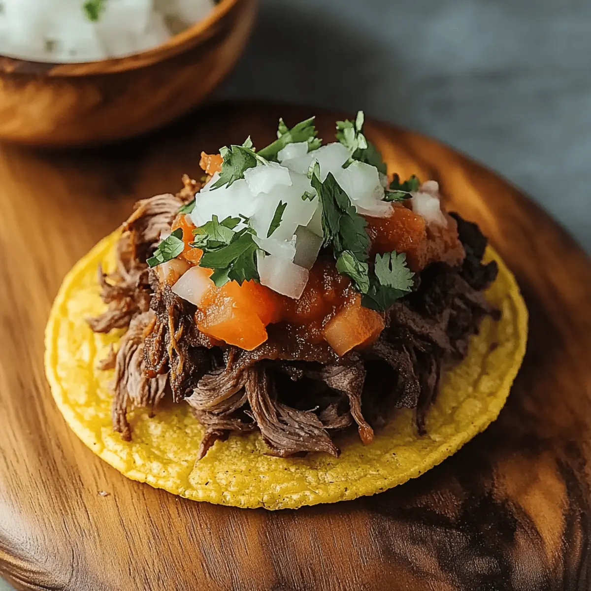 Mexican Tostadas de Carne Asada