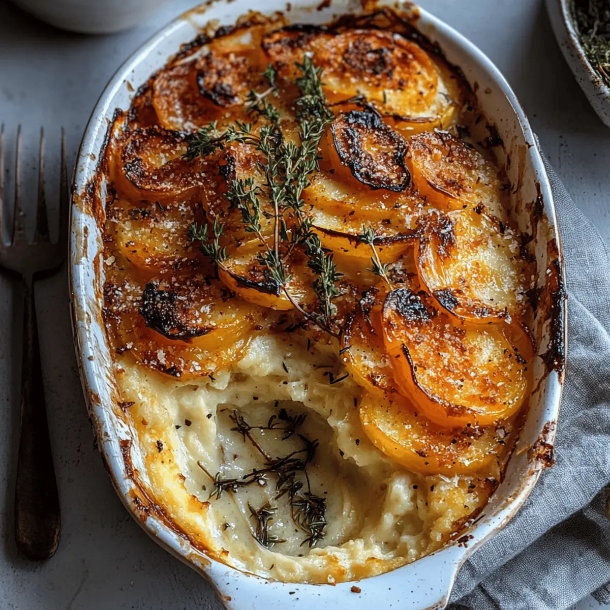 Cheesy Root Vegetable Gratin