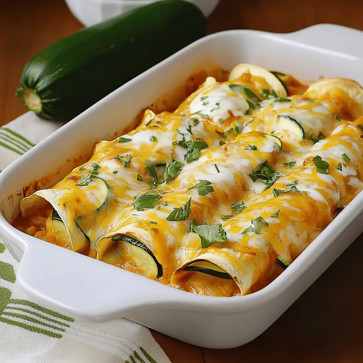Zucchini Enchiladas