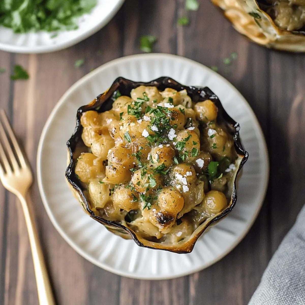 Curried Chickpea Stuffed Acorn Squash