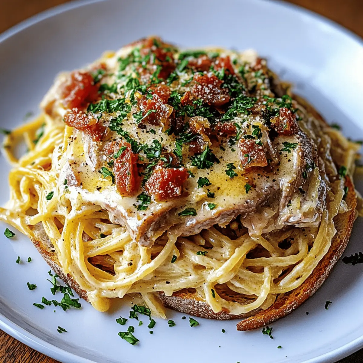CrockPot Chicken Spaghetti