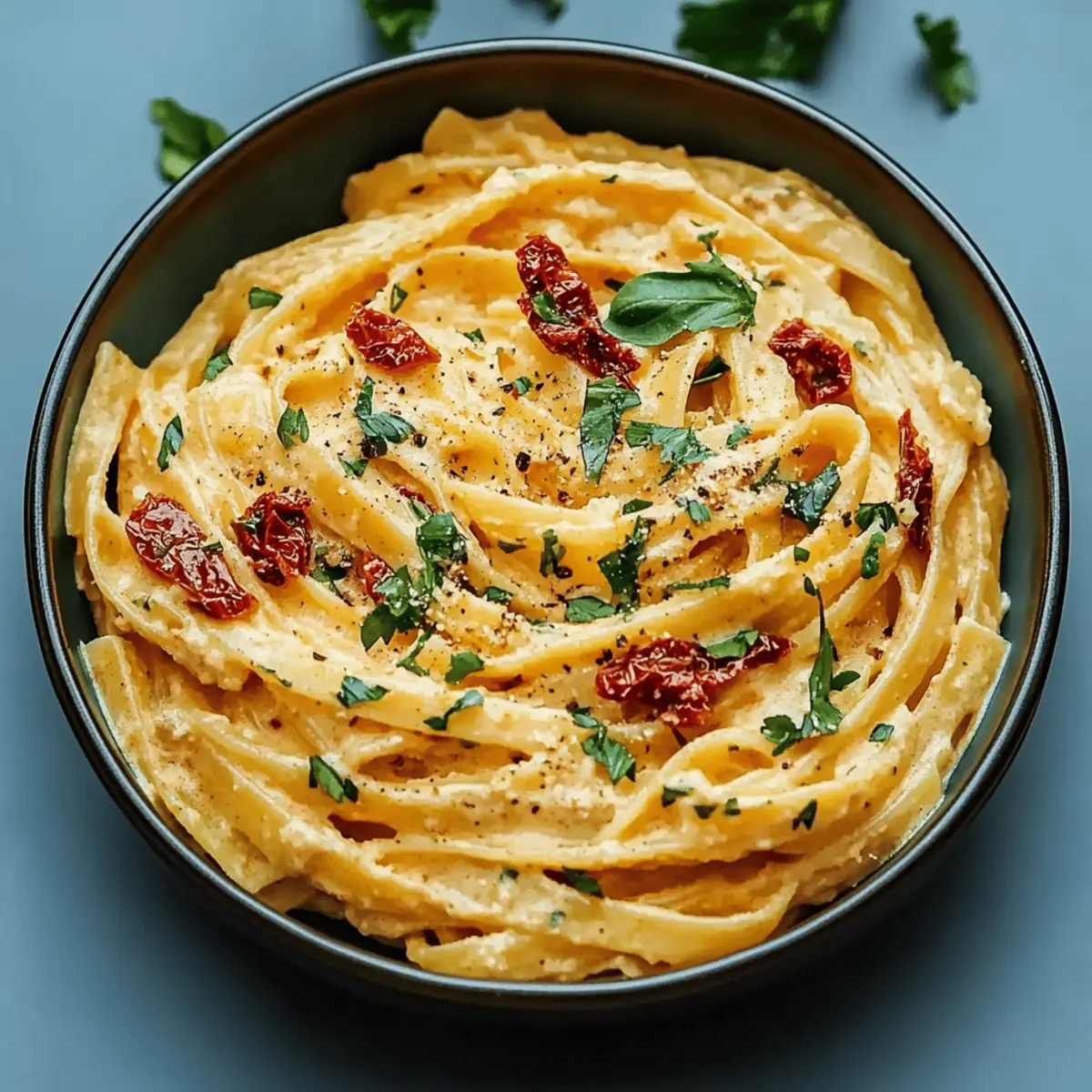 Creamy Sun-Dried Tomato Vegan Pasta