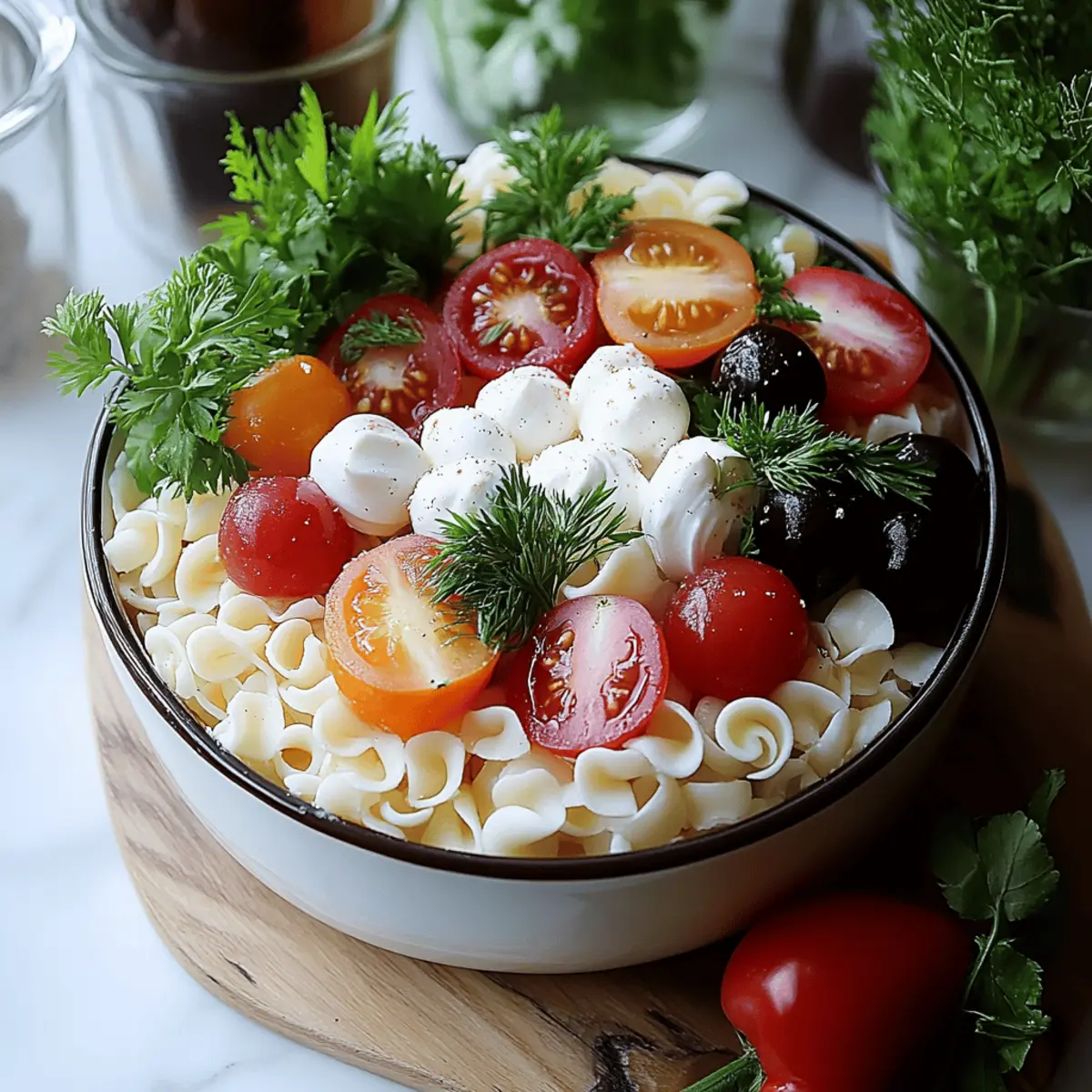 Layered Pasta Salad