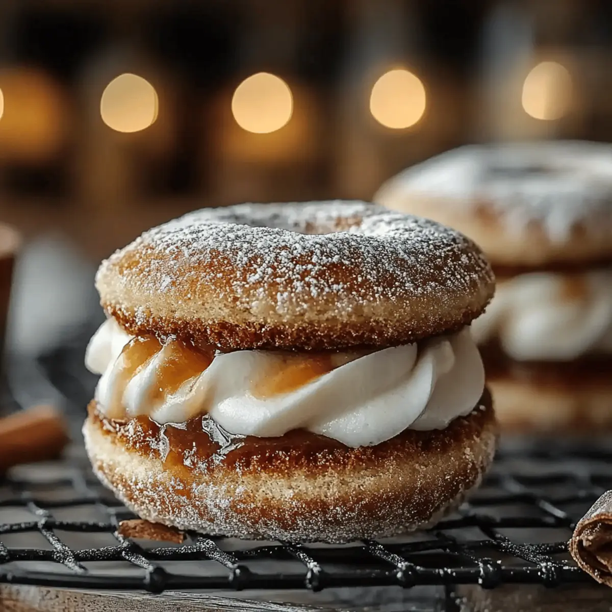 Apple Cider Whoopie Pie Cookies with Caramel