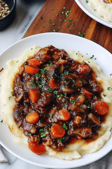 Vegan Mushroom Bourguignon