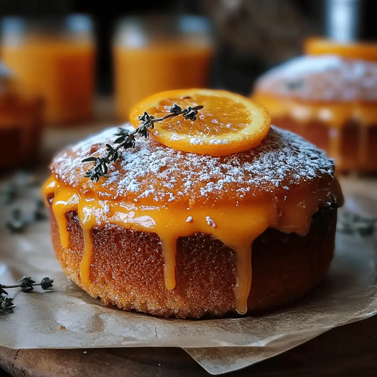 Orange Ginger Honey Cake