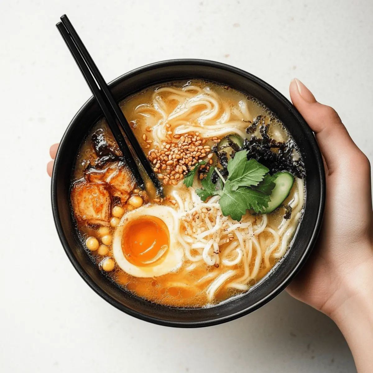 Healthy Miso Ramen with Chicken