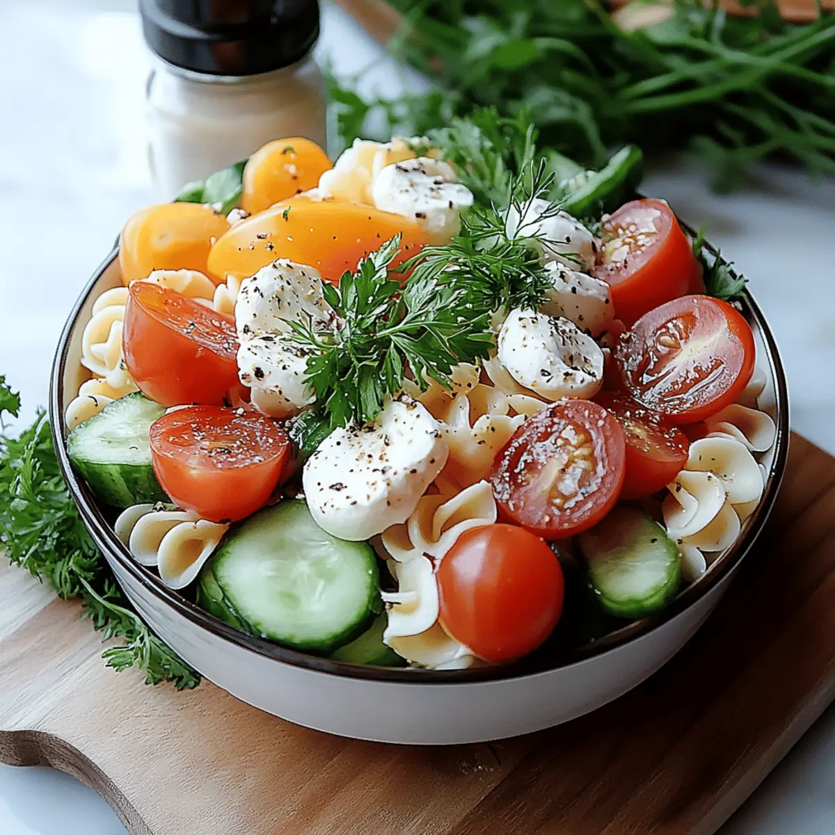 Layered Pasta Salad
