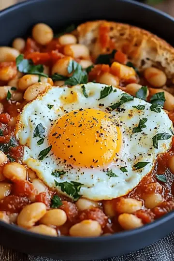Spanish Beans & Eggs