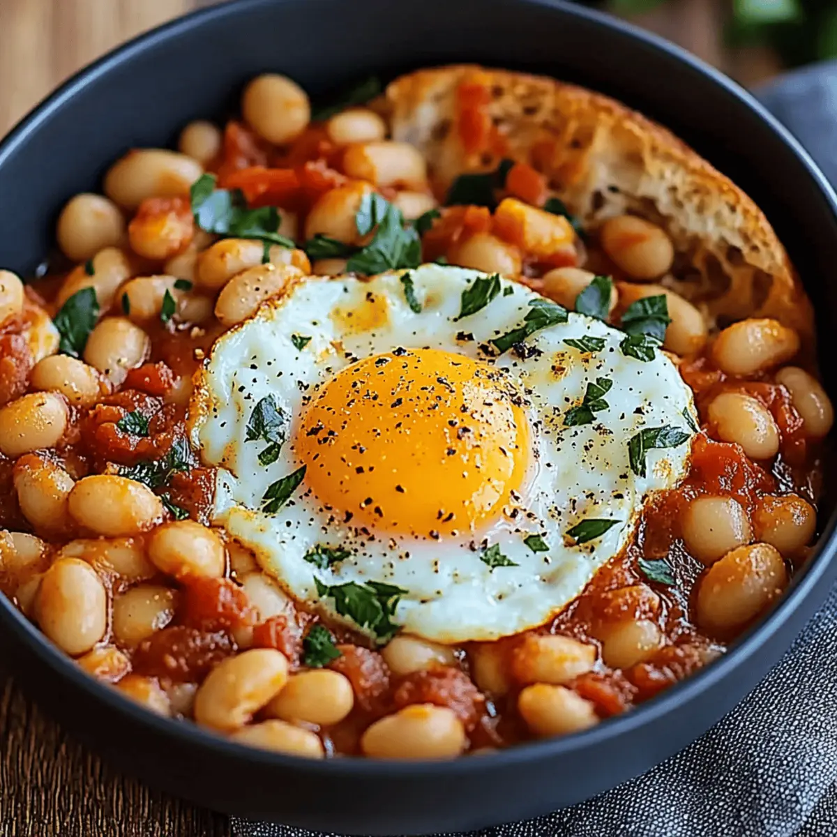 Spanish Beans & Eggs