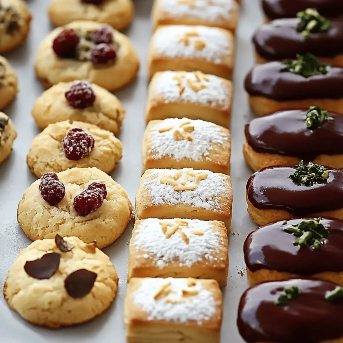 Three Cookies from One Dough