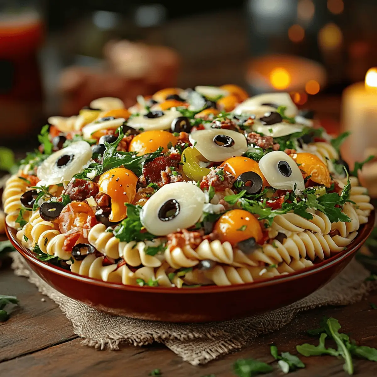 Eyeball Pasta Salad