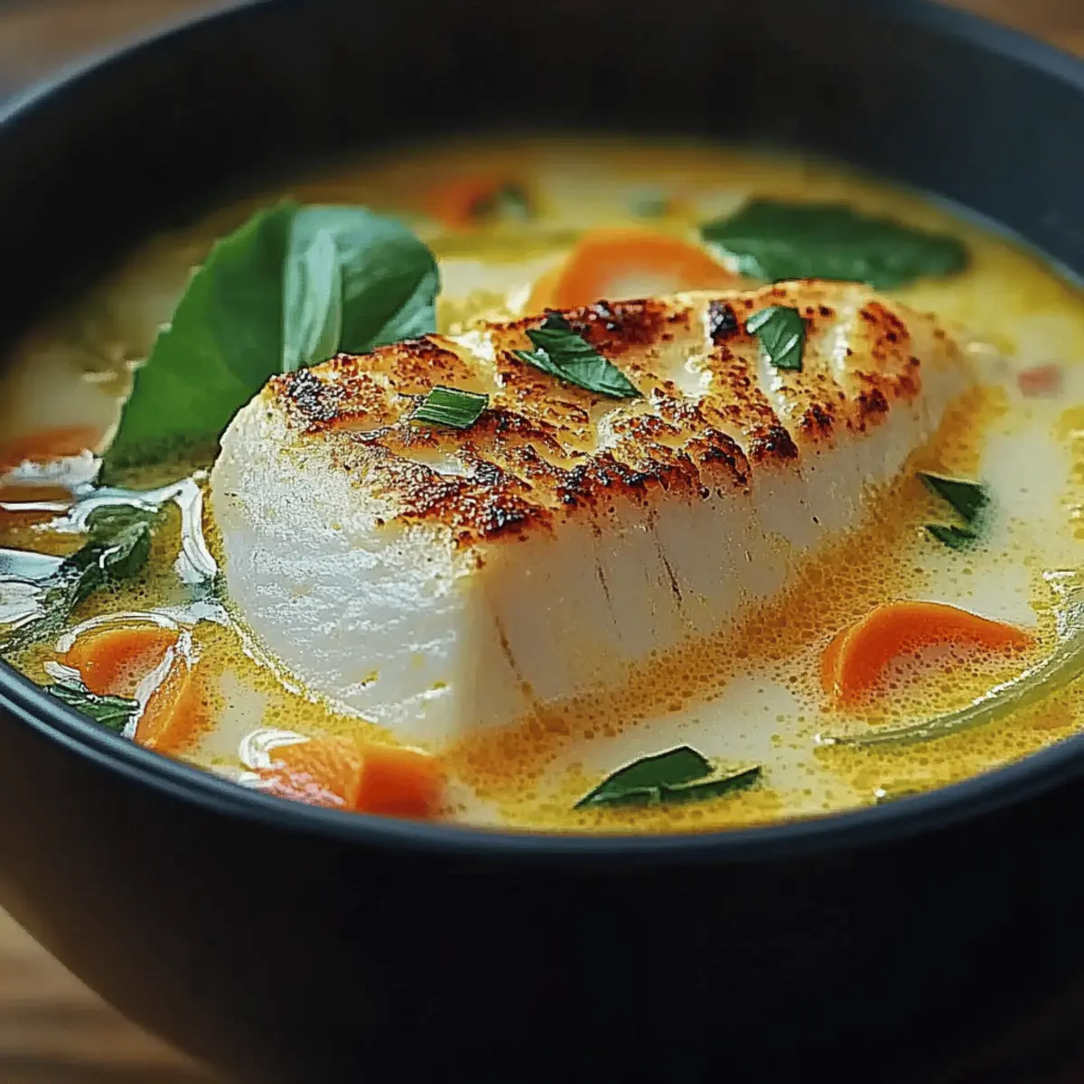 Coconut Lime Fish Soup