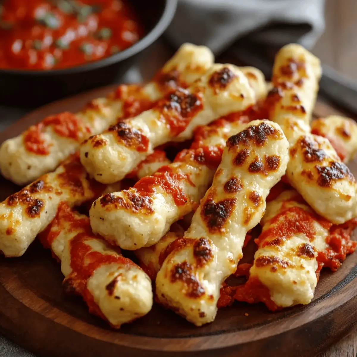 Cheesy Halloween Breadstick Bones