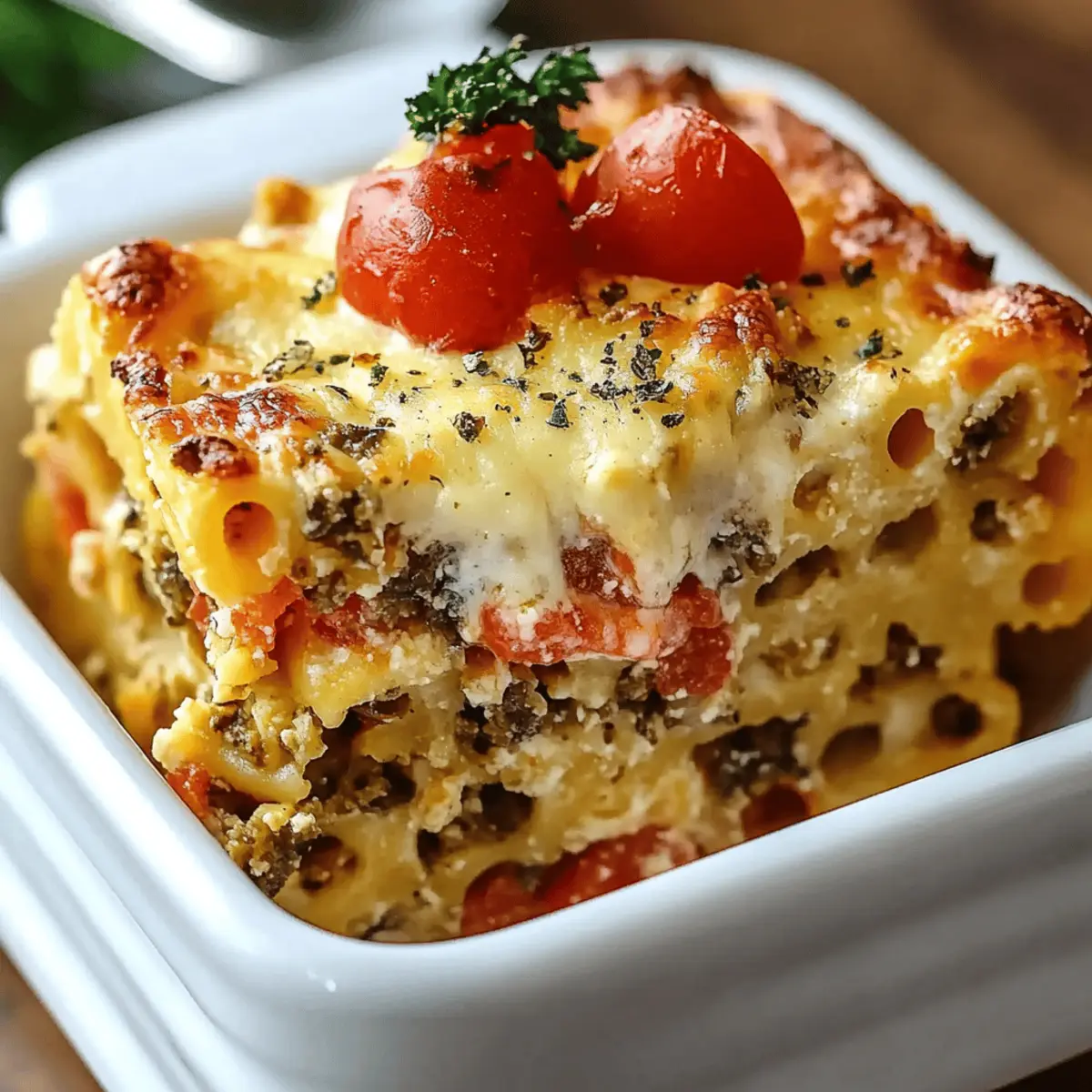 Mediterranean Vegetable Pasta Bake