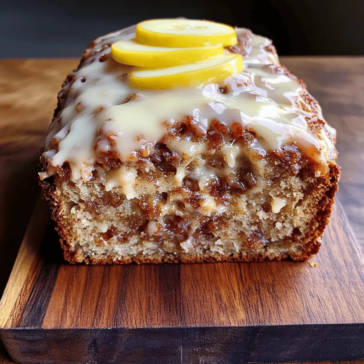 Cinnamon Roll Banana Bread