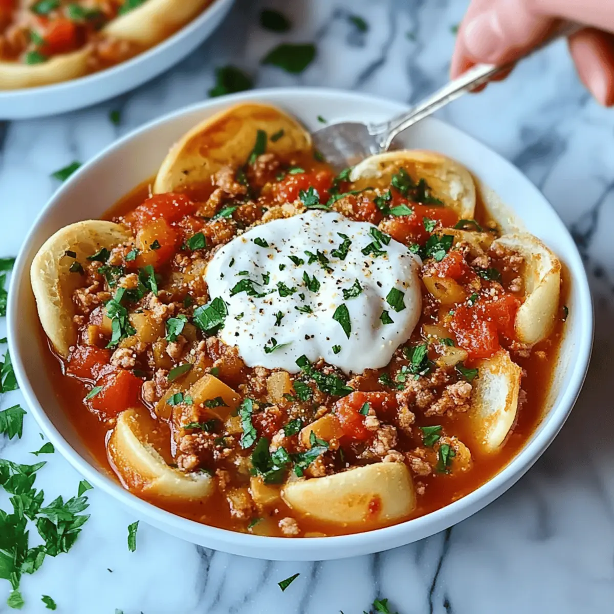 Slow Cooker Lasagna Soup