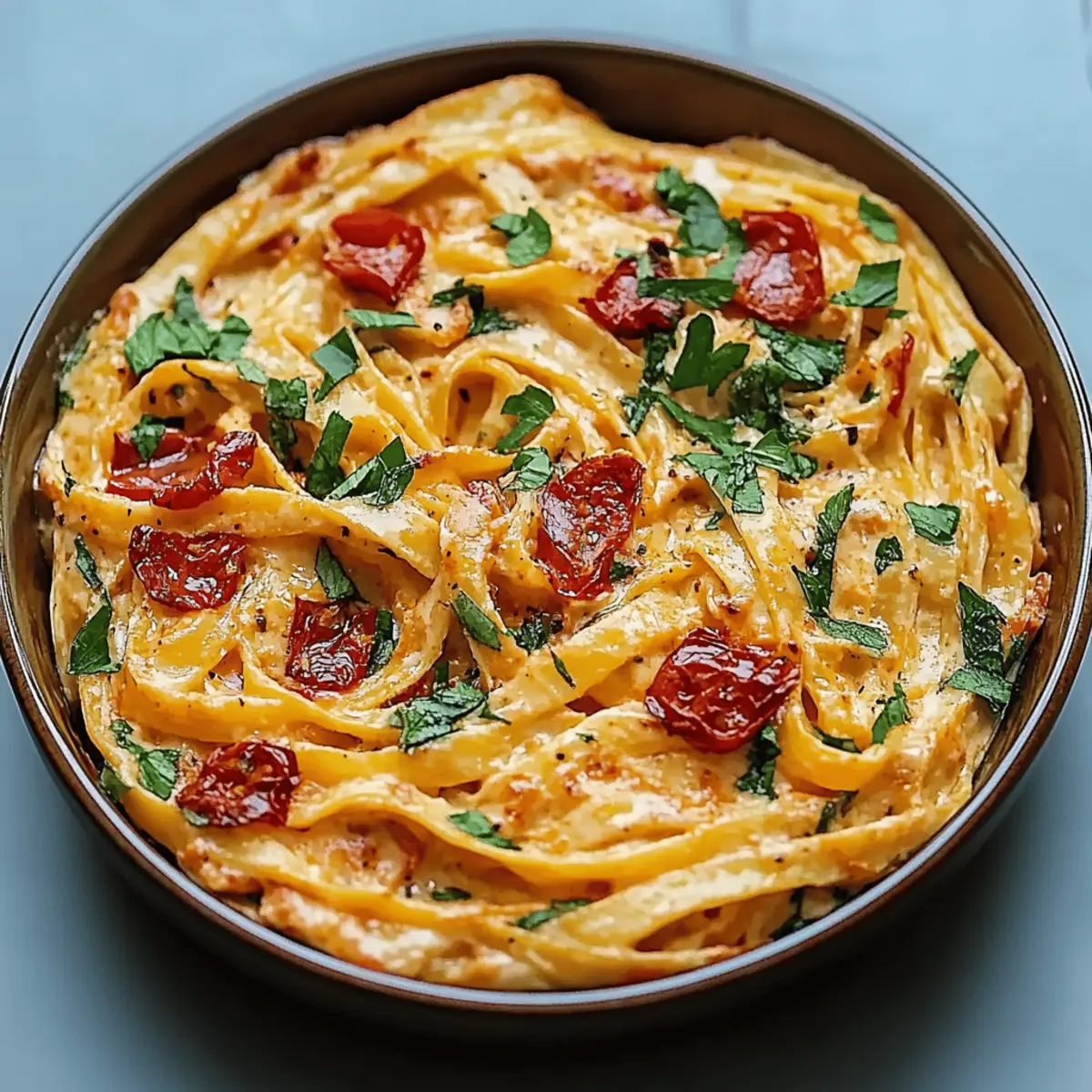 Creamy Sun-Dried Tomato Vegan Pasta