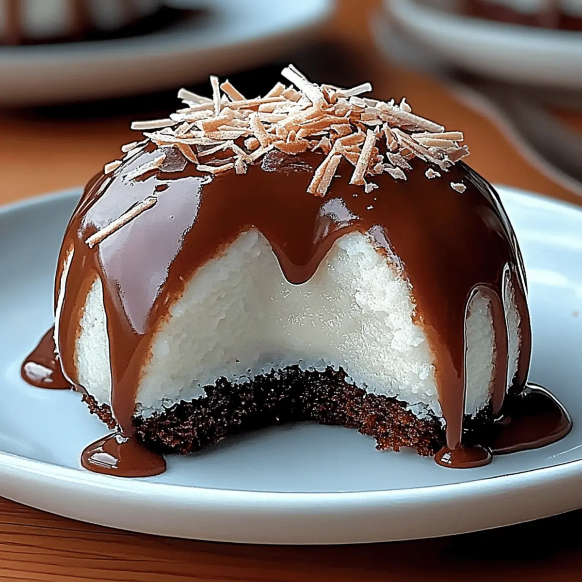Coconut Chocolate Dome