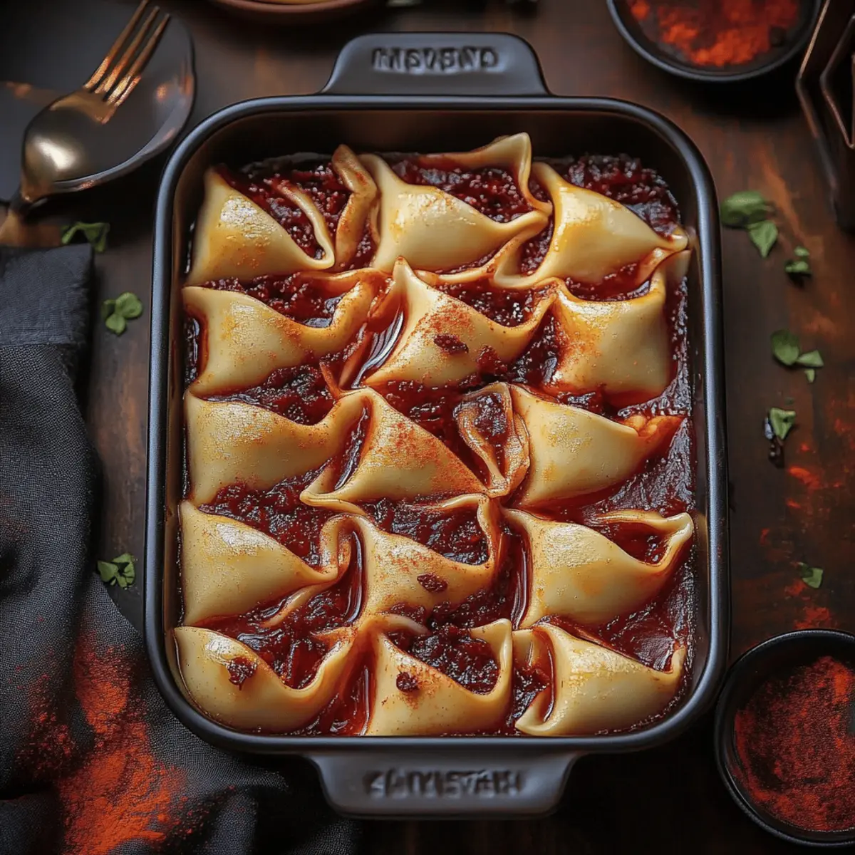 Zombie Guts Stuffed Shells