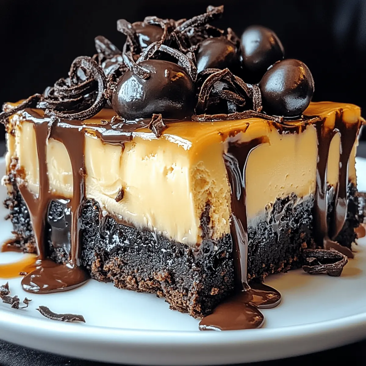 Milky Way Caramel Cheesecake Brownies