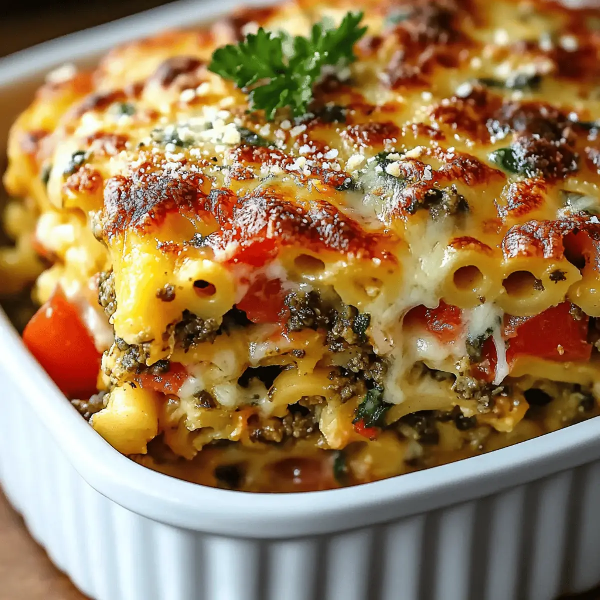 Mediterranean Vegetable Pasta Bake