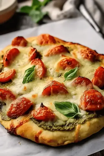 Pesto Chicken Flatbread