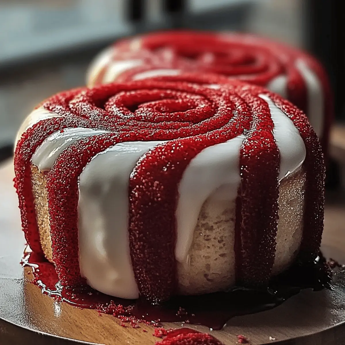 Red Velvet Cinnamon Rolls