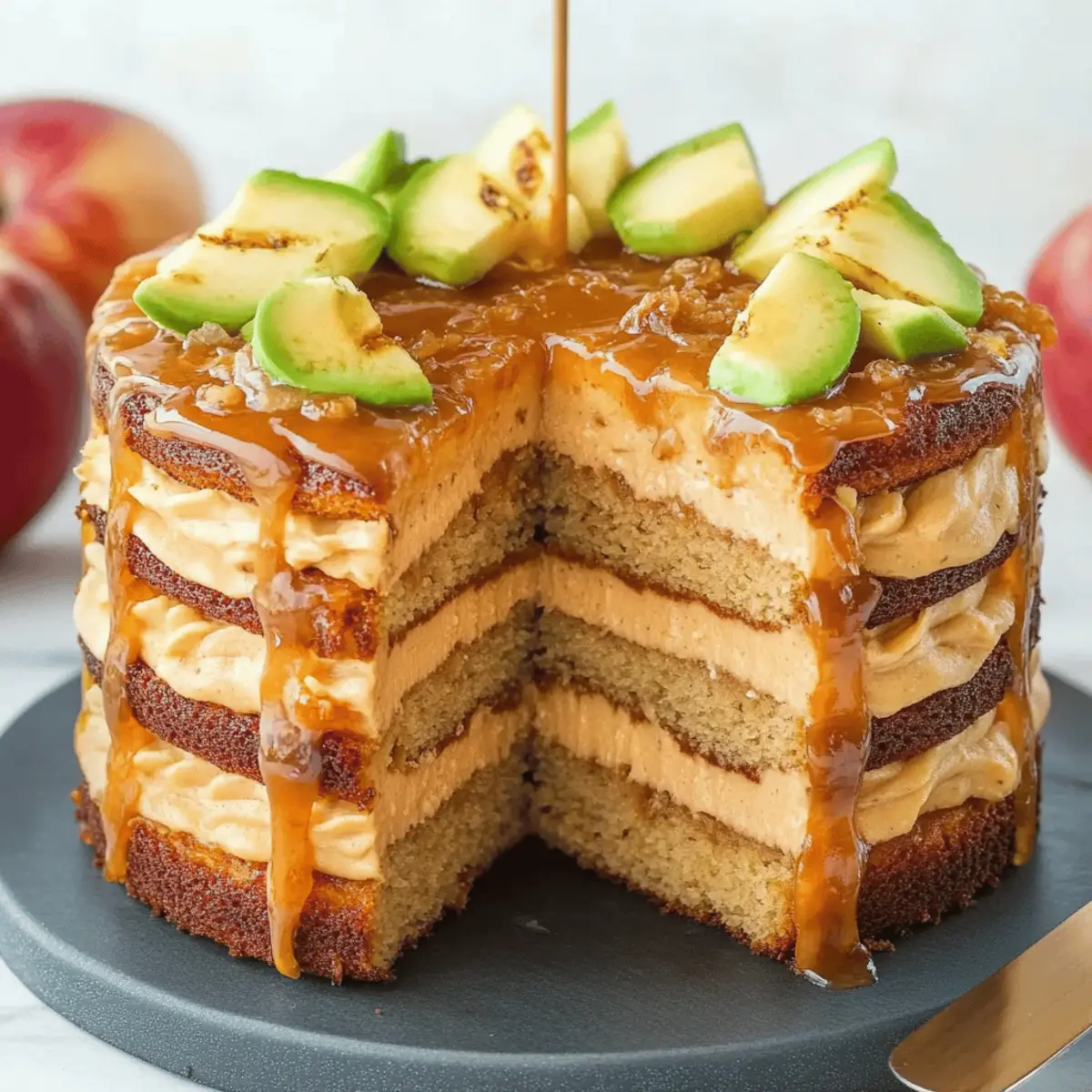 Caramel Apple Spice Cake