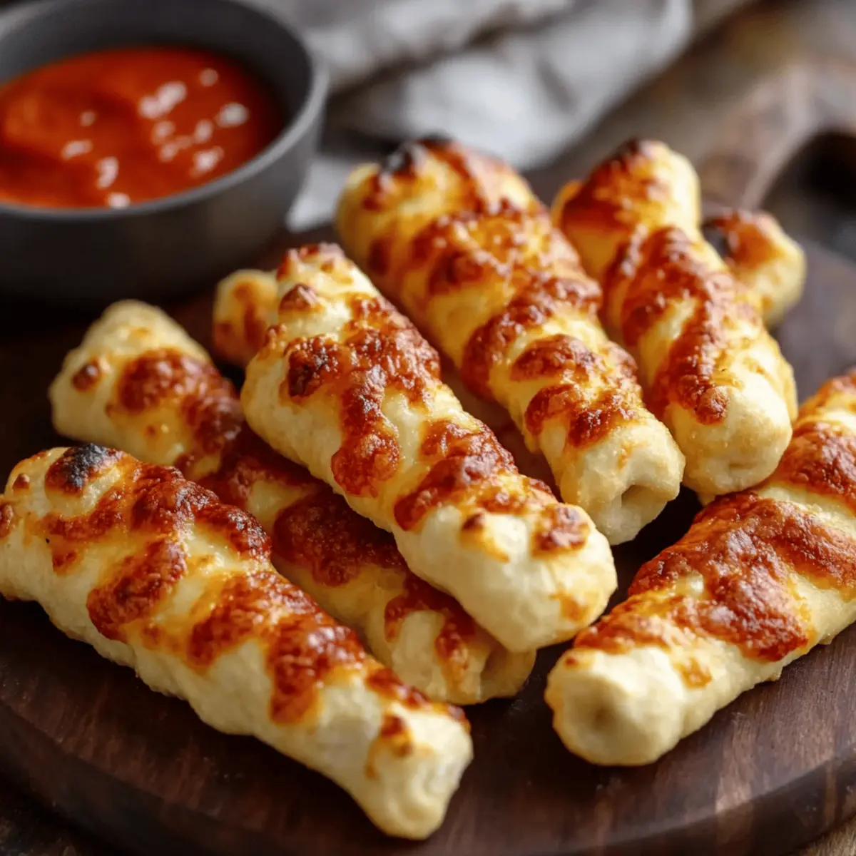 Cheesy Halloween Breadstick Bones