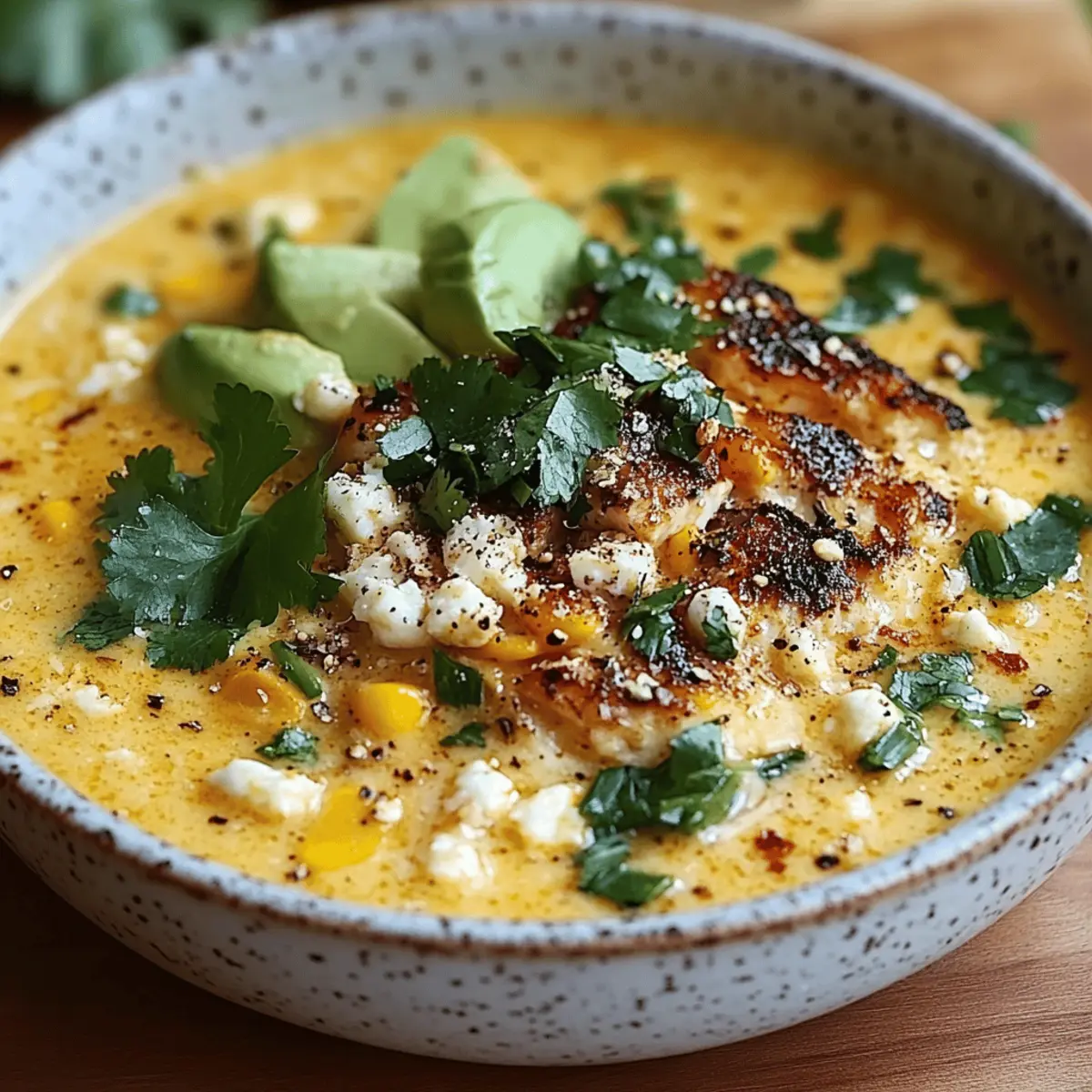 Mexican Street Corn Soup