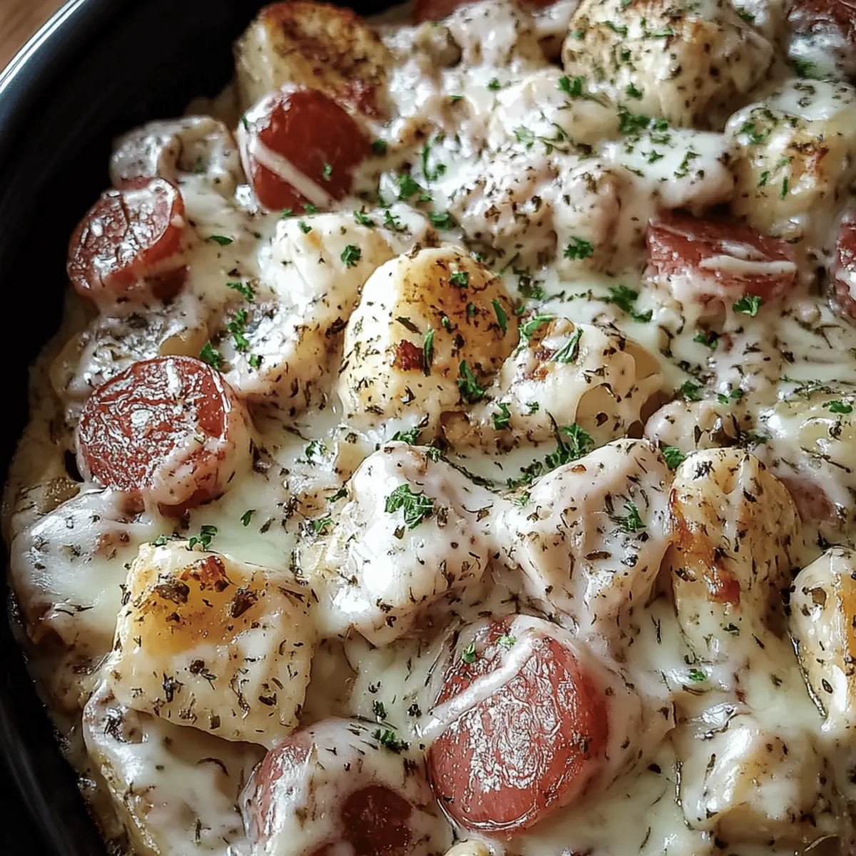 Crockpot Garlic Parmesan Chicken And Potatoes