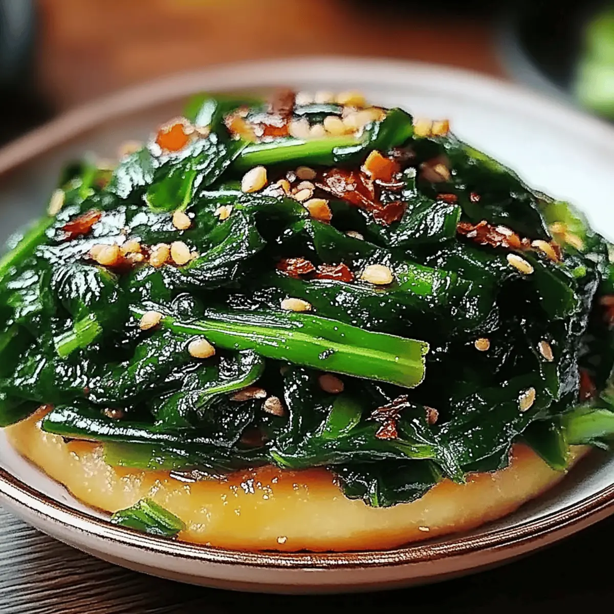 Korean Spinach Salad