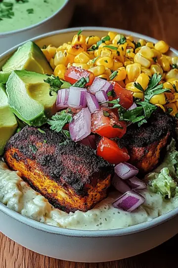 Blackened Fish Taco Bowls