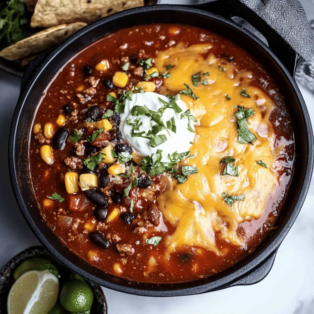 Beef Taco Soup