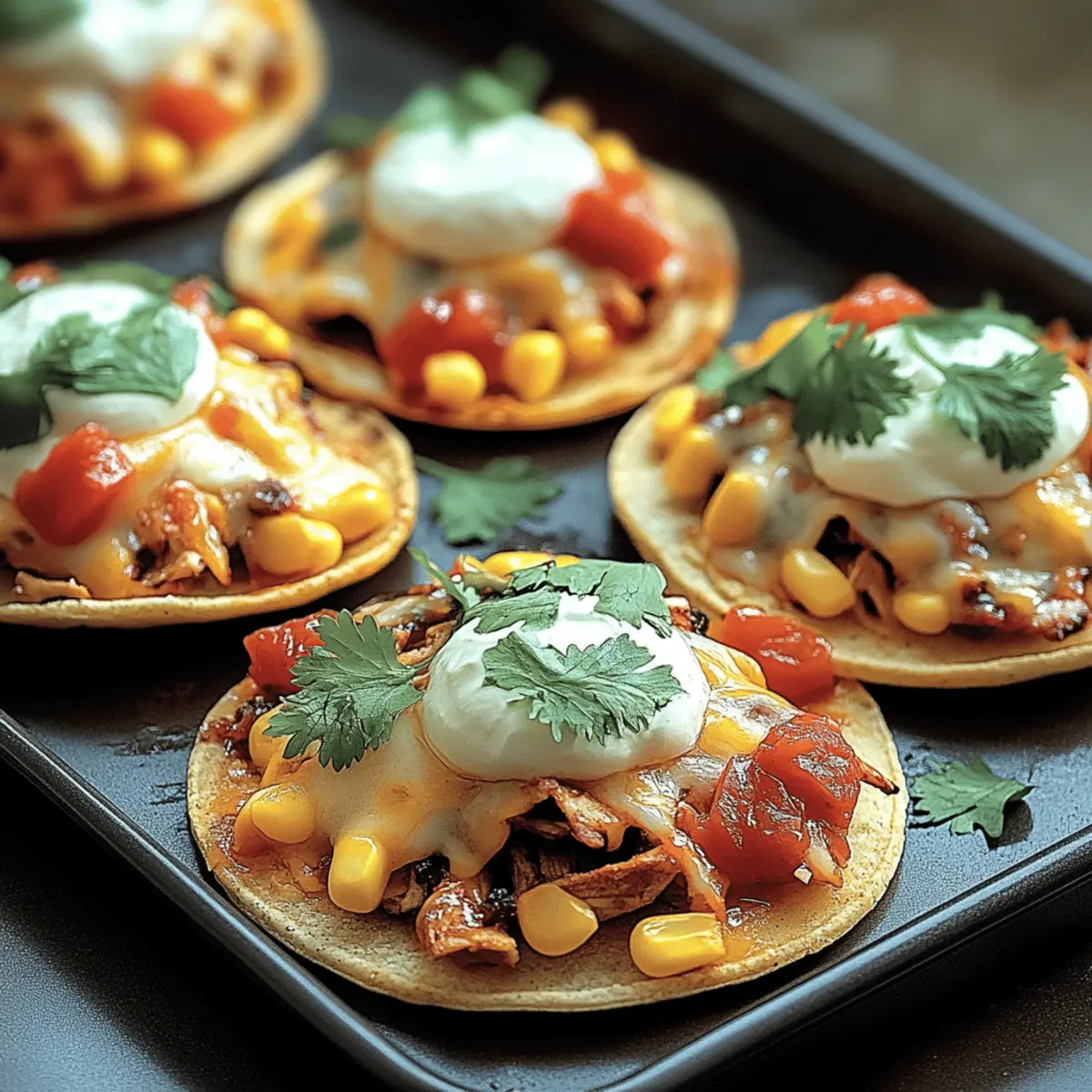 Mexican Rotisserie Chicken Tostadas