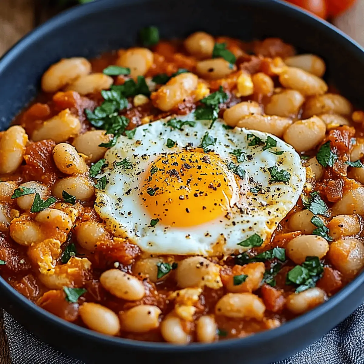 Spanish Beans & Eggs