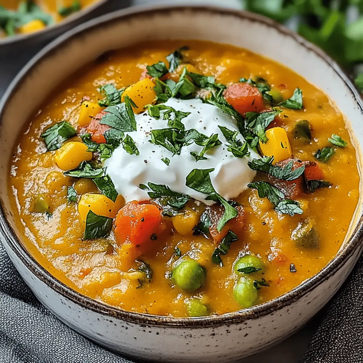 Turmeric Lentil Soup