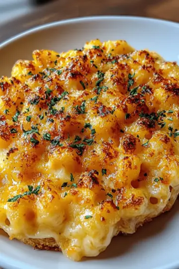 Creamy Baked Cheddar Mac-and-Cheese