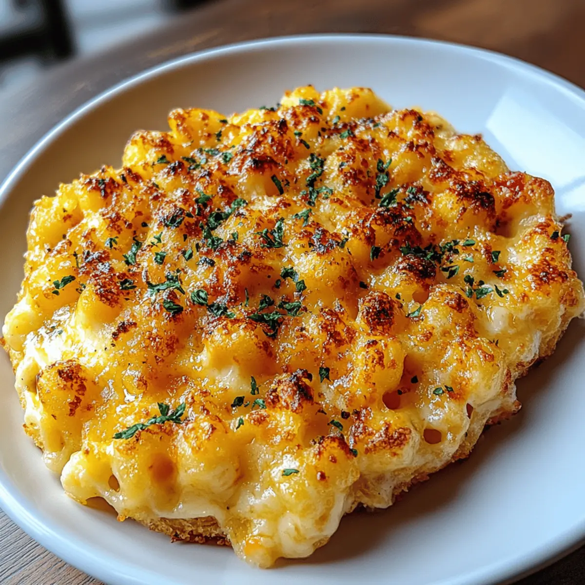 Creamy Baked Cheddar Mac-and-Cheese