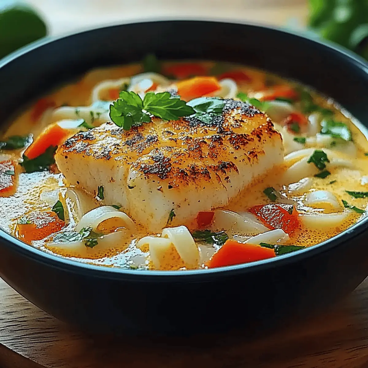 Coconut Lime Fish Soup