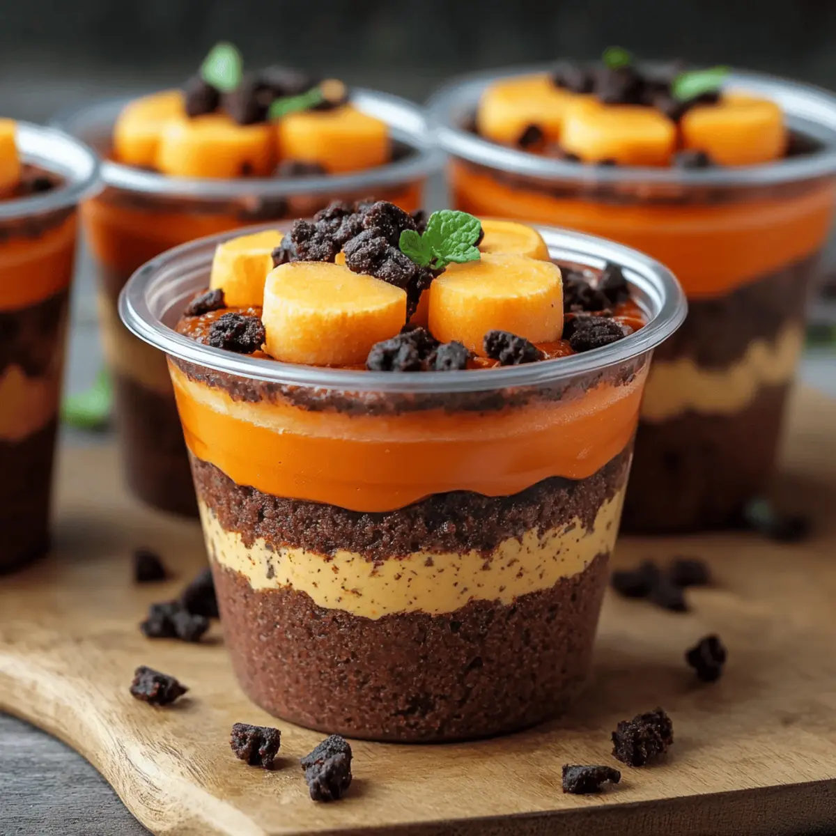 Pumpkin Patch Dirt Cups
