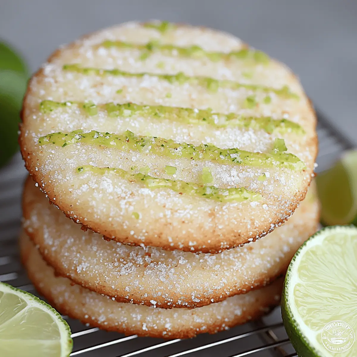 Lime Sugar Cookies