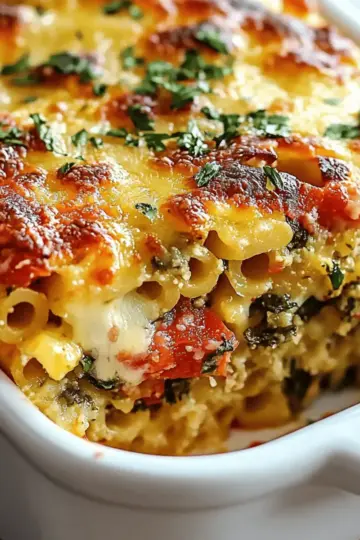 Mediterranean Vegetable Pasta Bake